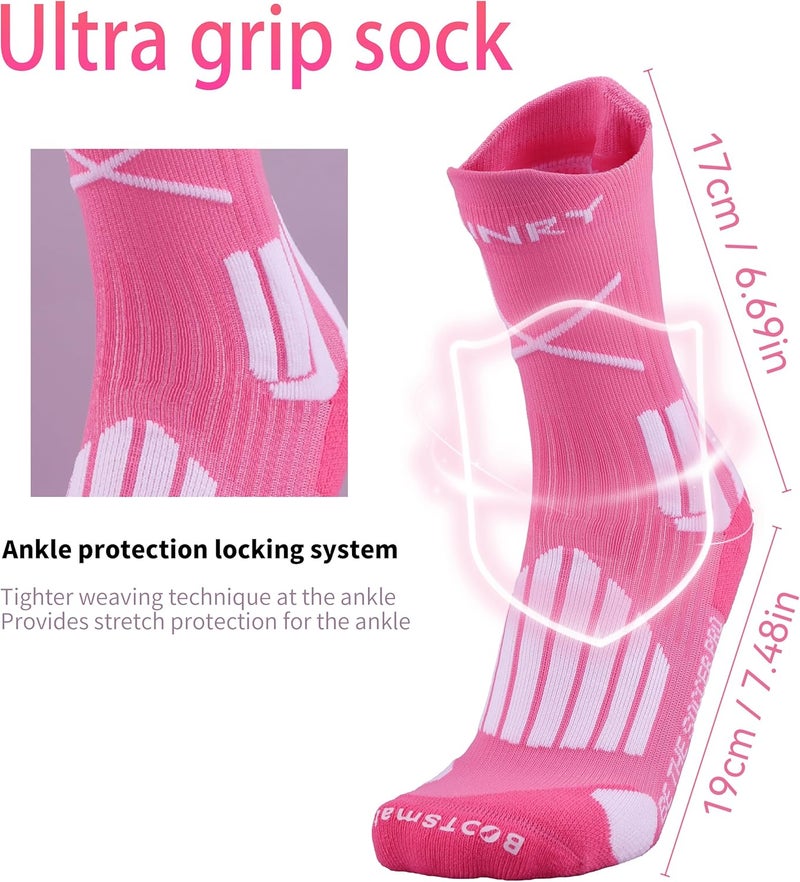 FUNRY Store Grip Socks Soccer for Men&Women,Non-Slip Soccer Socks,Elite Compression Socks for Running Basketball （ men's size 6-11） - Image 2